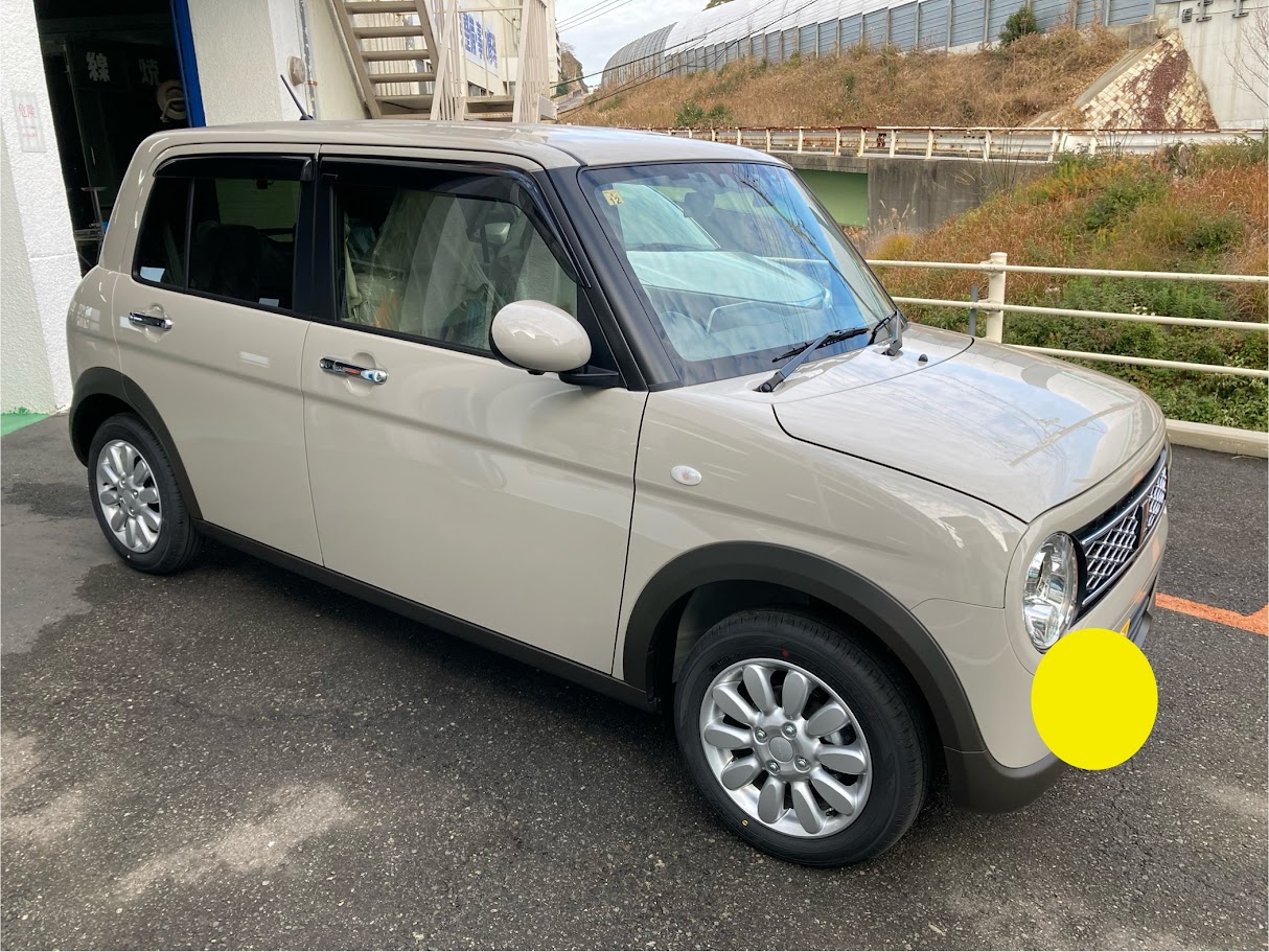 新車　アルト　納車いたしました