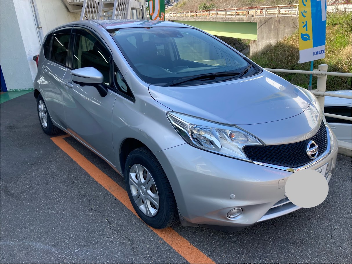 中古車　NOTE　納車いたしました