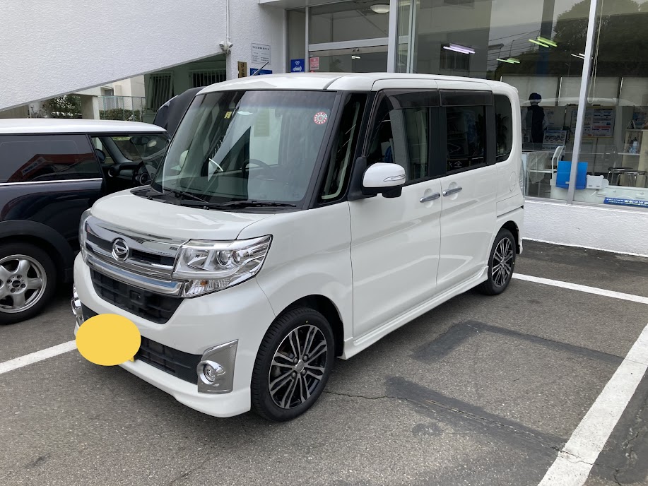 中古車　タントカスタム　納車いたしました