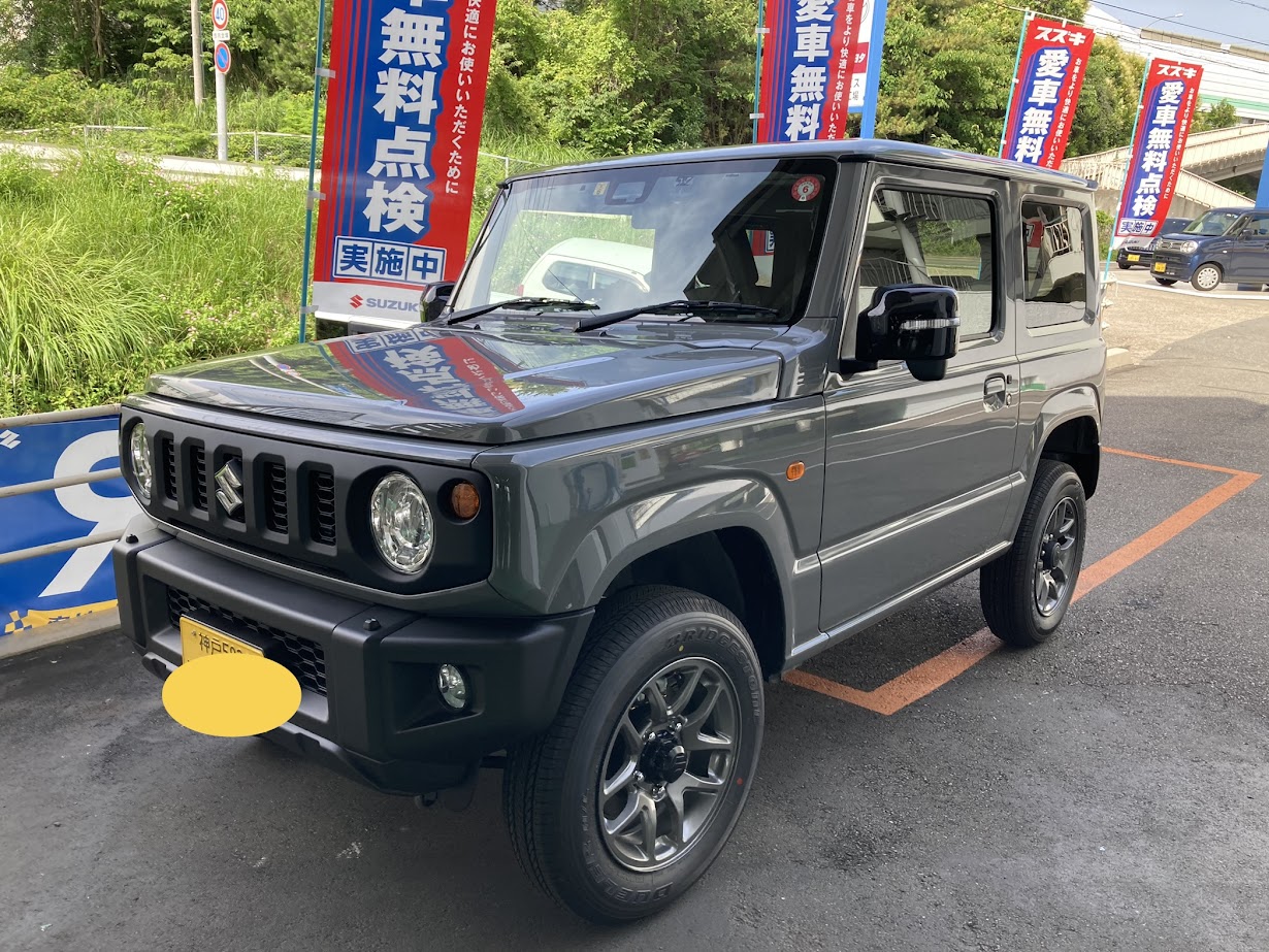 新車　ジムニー　納車いたしました