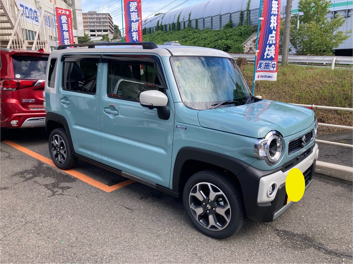 新車　スズキ　ハスラー　納車いたしました