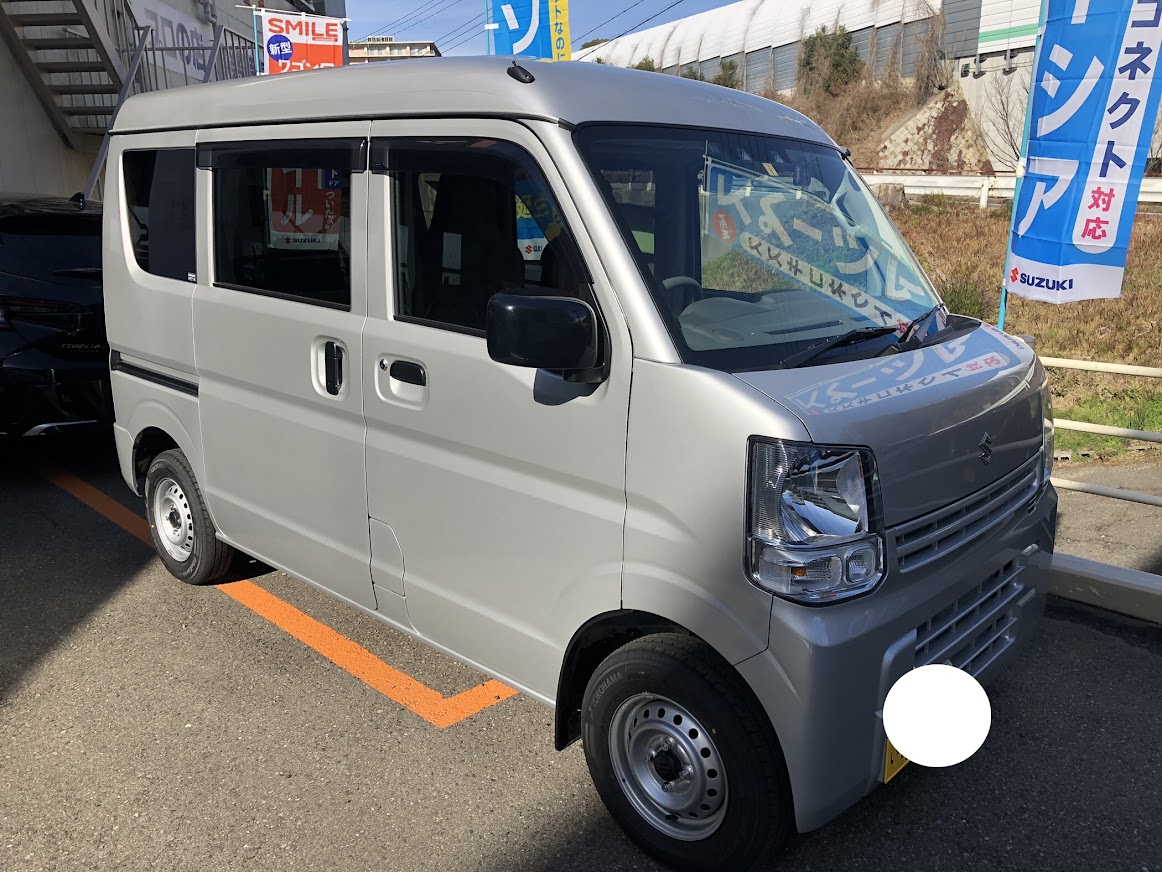 新車　スズキ　エブリバン　納車いたしました